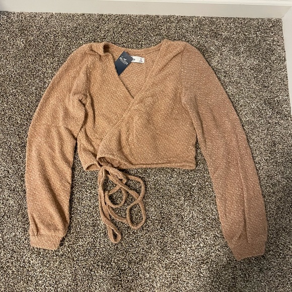 Hollister Multi Way Wrap Eyelash Top Size Small - Picture 5 of 7